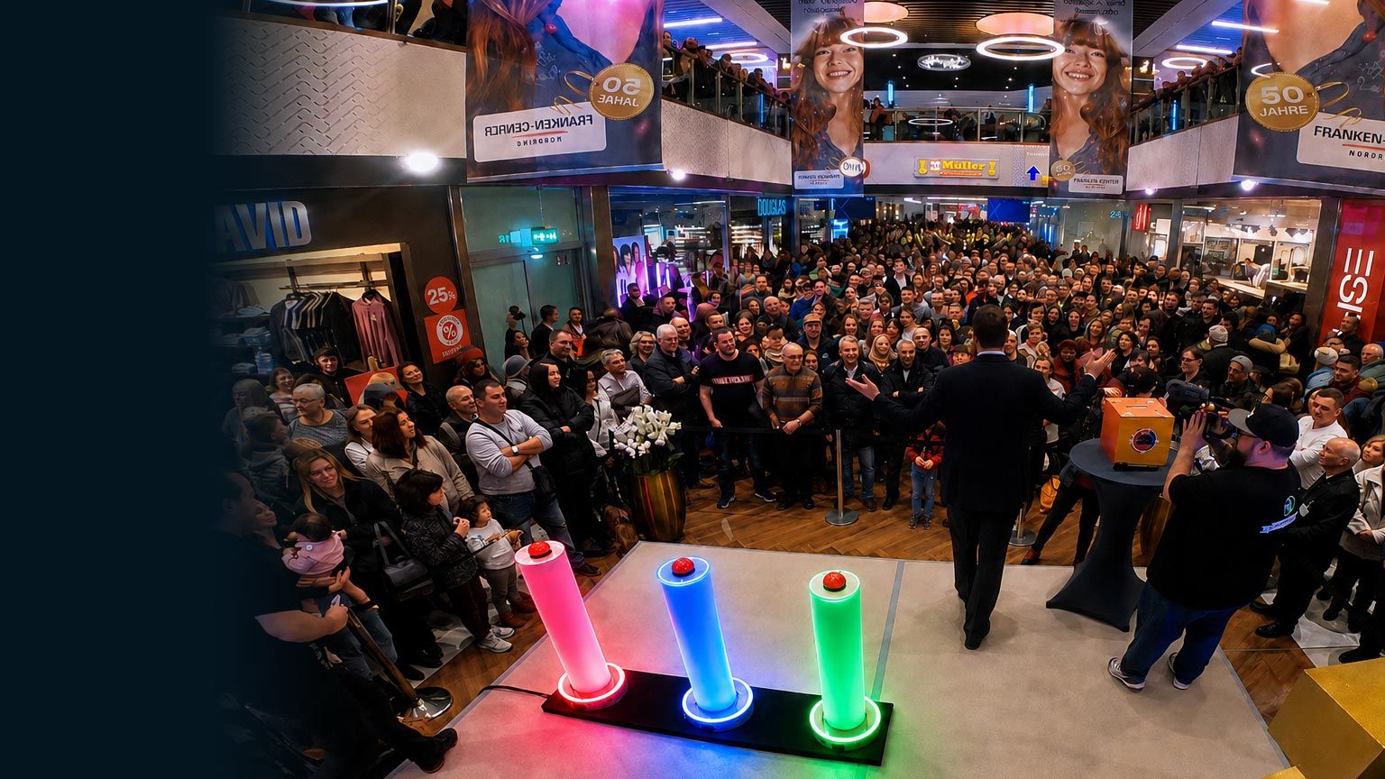 Volles Publikum bei einer Game Show von Entertainment XXL